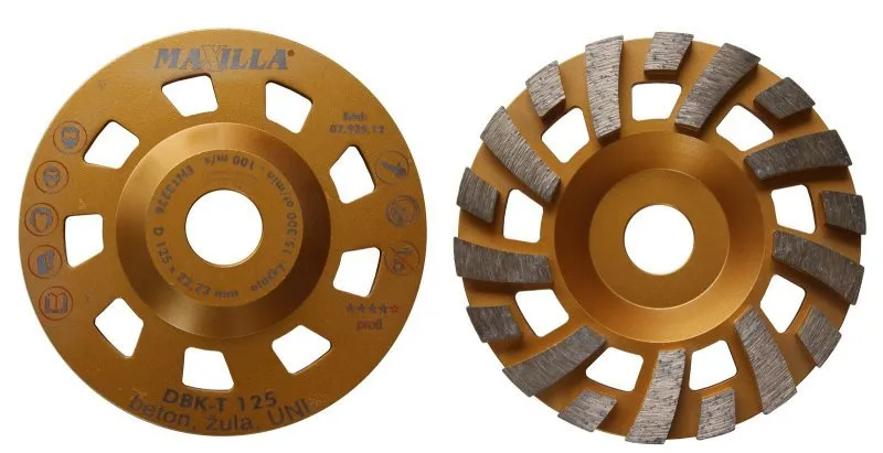 Kotouč diamantový brusný MAXILLA DBK 125 - dvouřadý