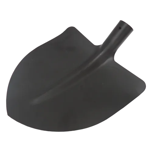 TOPTRADE Lopata ocelová, srdcovka, černý lak