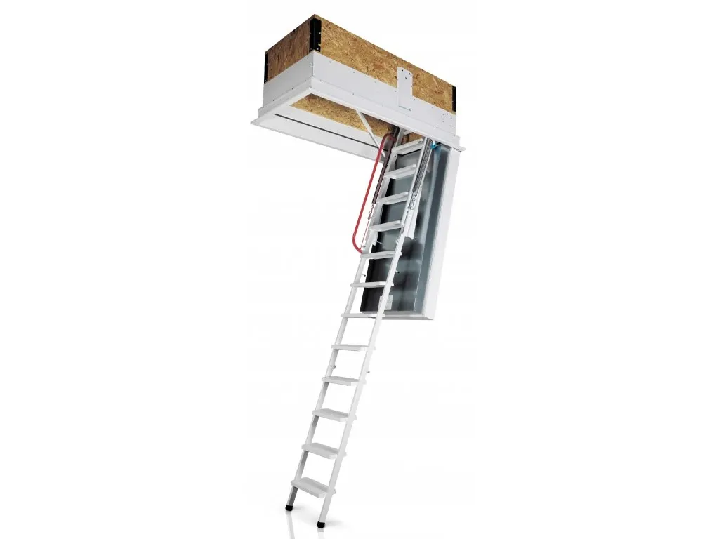 schody půdní  WIPPRO GM4 – ISOTEC 118x58x42cm - EI 30 D1-světlost místnosti 250-265cm