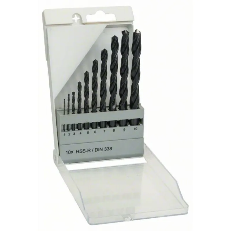 vrták na kov  sada 1-10mm BOSCH
