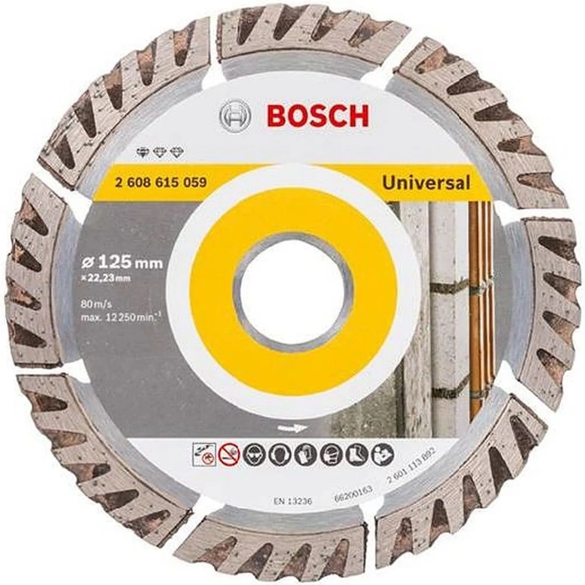 KOTOUČ BOSCH diamantový segmentový universal 125x22,23mm