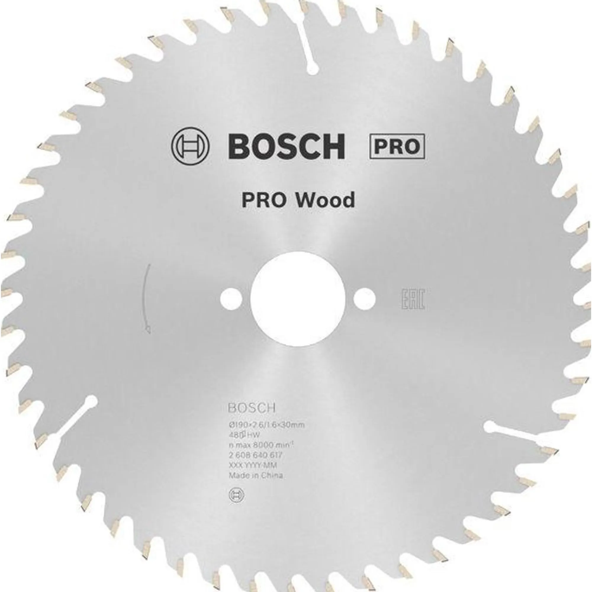 BOSCH Pilový kotouč OP WO H 190x30 48z
