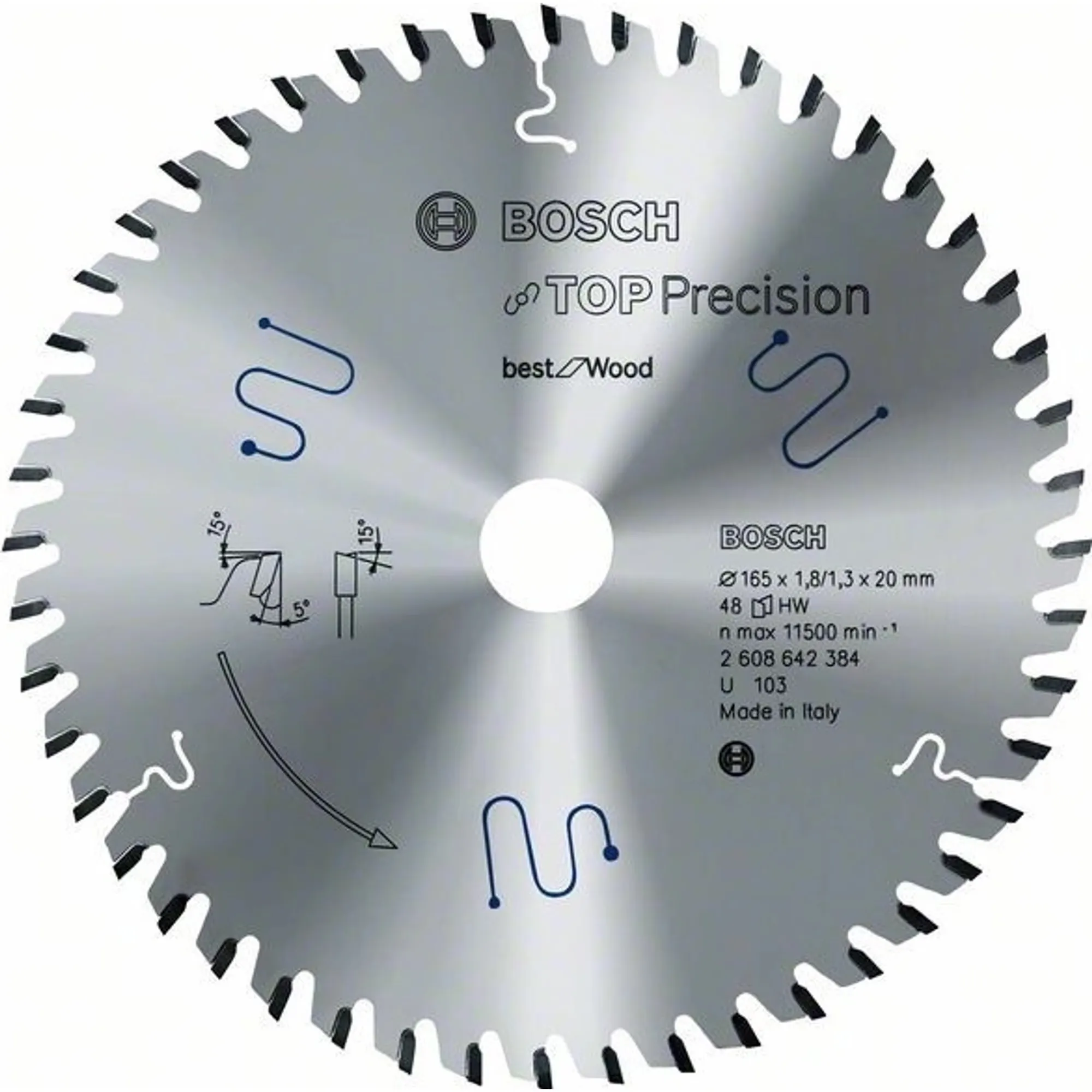 BOSCH Pilový kotouč BS WO H 165x20-48