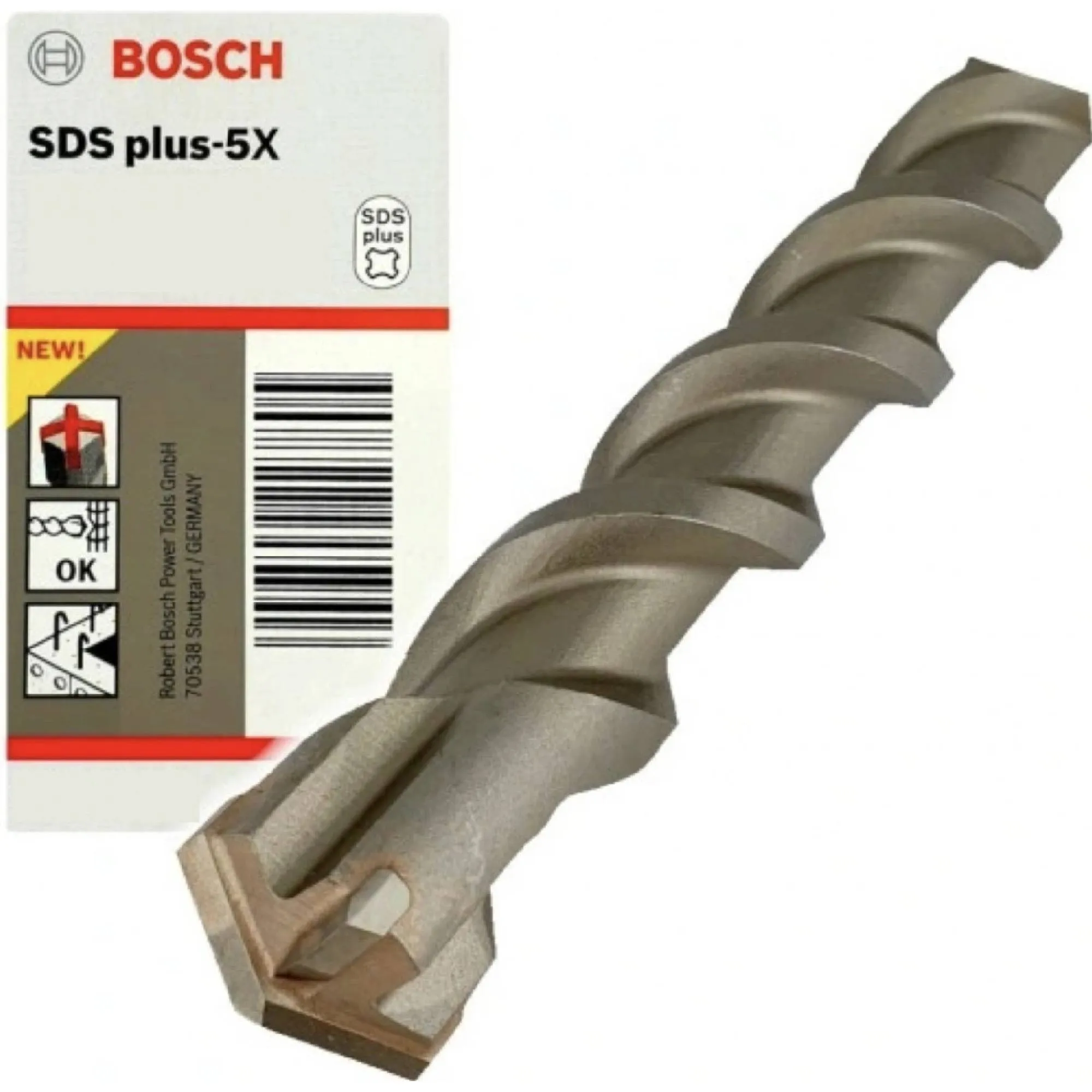 vrták  BOSCH 5X 16x200x260mm, SDS-plus do betonu armovaného