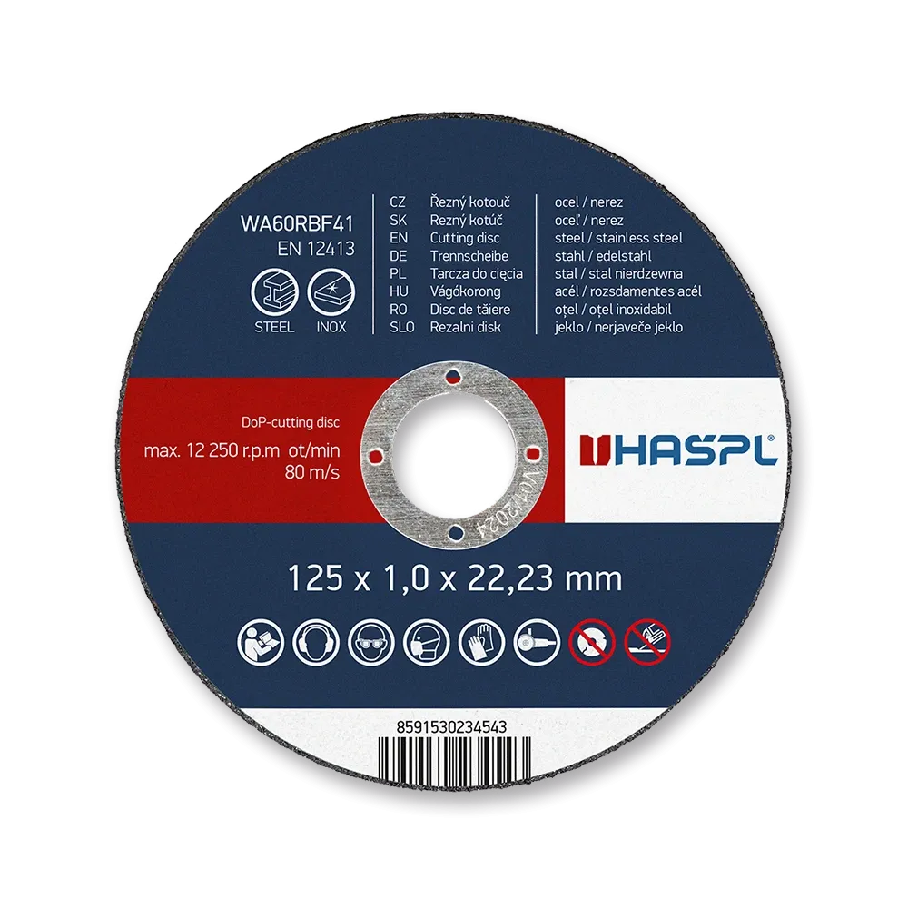 KOTOUČ na ocel INOX 115x1x22,2mm HERMAN, Bosch,Perflex, RECA, XT