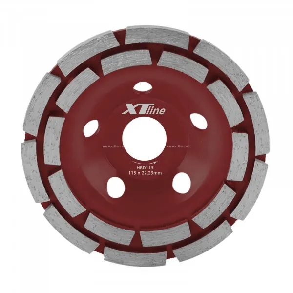 Kotouč diamantový brusný XT-line 115x22.2mm - dvouřadý