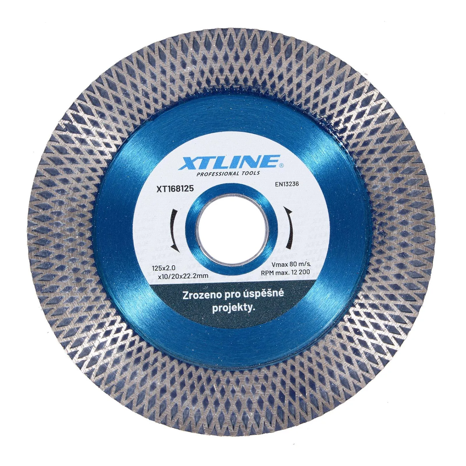 KOTOUČ  Diamantový turbo (řezný/brusný) 125x2x10/20x22,2, XT-line