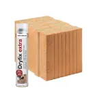 POROTHERM Profi DRYFIX T 38  plněné minerální vatou, 380x248x249mm, P8, 72ks/pal