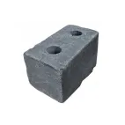 PRESBETON Tvarovka plotová Crash Block HX 4/19/R 390×190×190 mm rumplovaná černá (60)