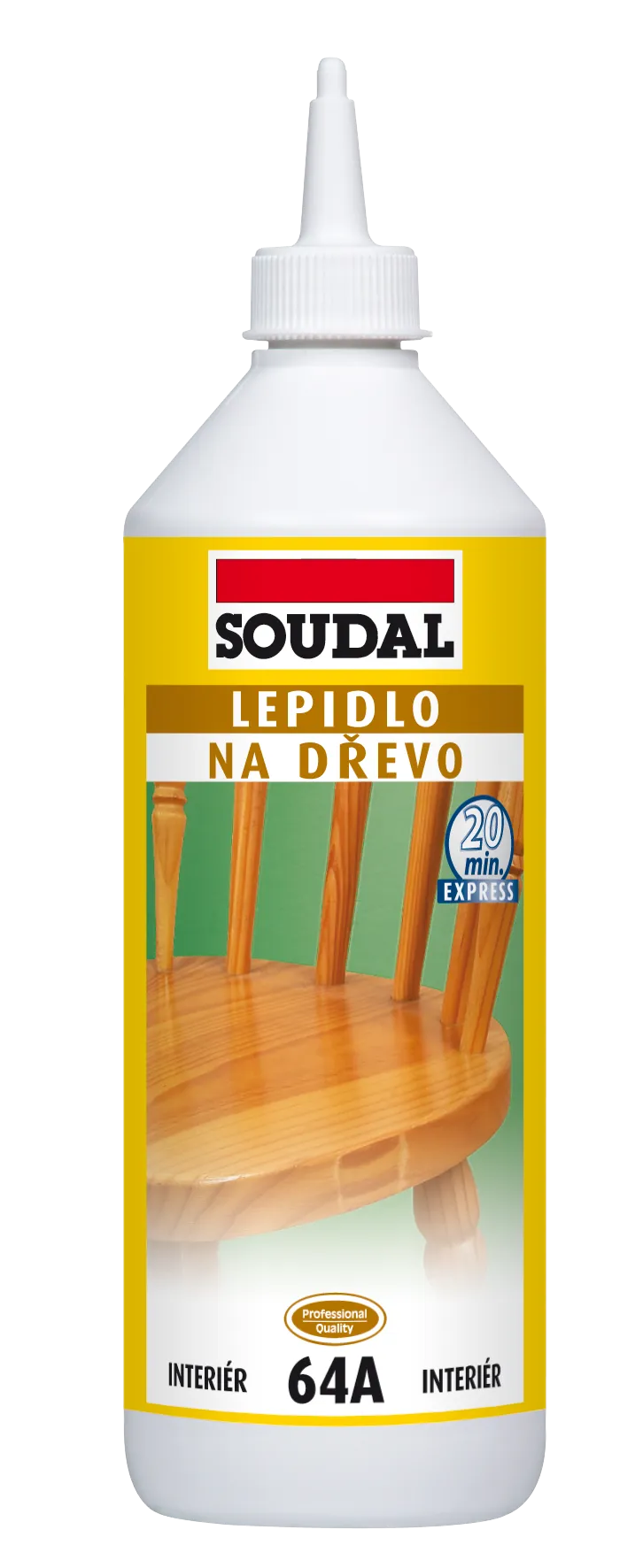 SOUDAL Lepidlo na dřevo 64A rychleschnoucí - 5kg