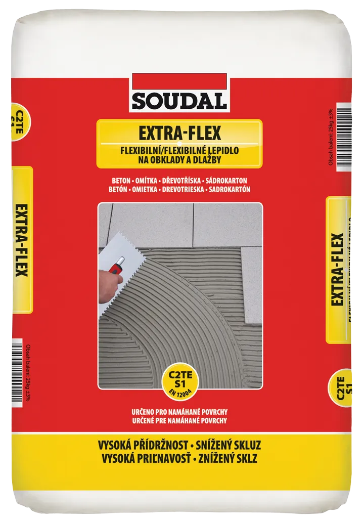 SOUDAL EXTRA-FLEX C2TE-S1 Flexibilní lepidlo - 25kg