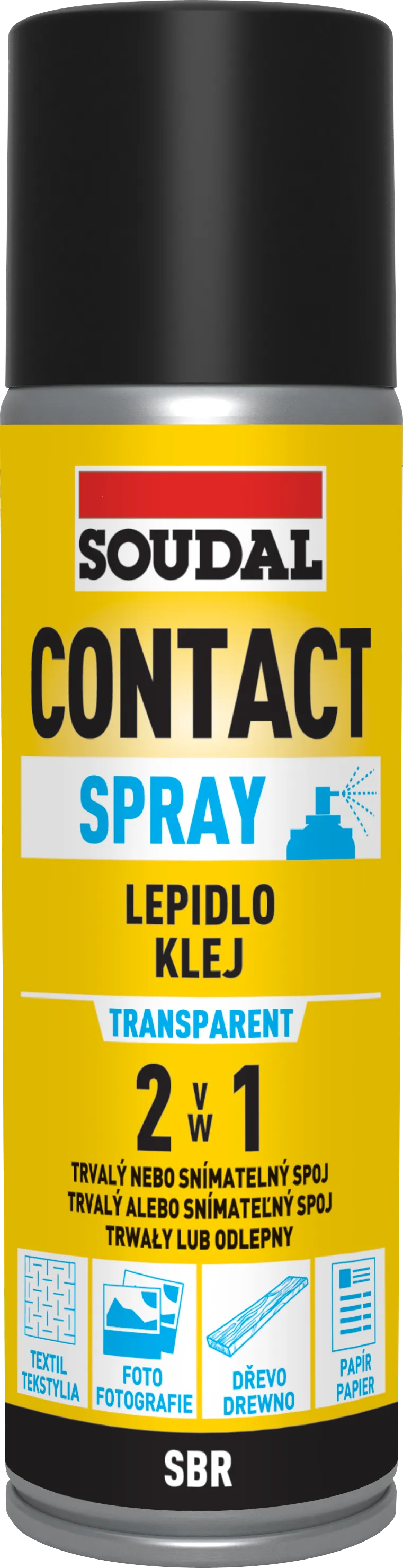 SOUDAL Contact Spray Lepidlo 2v1 - 300ml