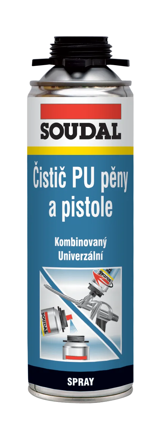 SOUDAL Čistič PU pěny a pistole - 500ml