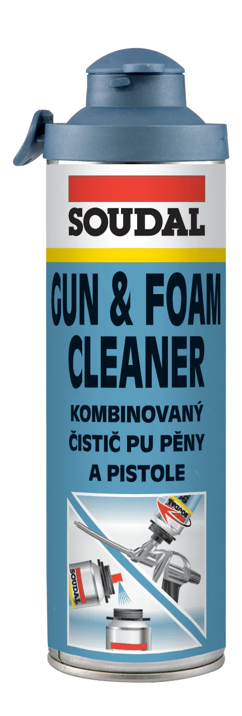 SOUDAL Čistič PU pěny a pistole click & fix - 500ml