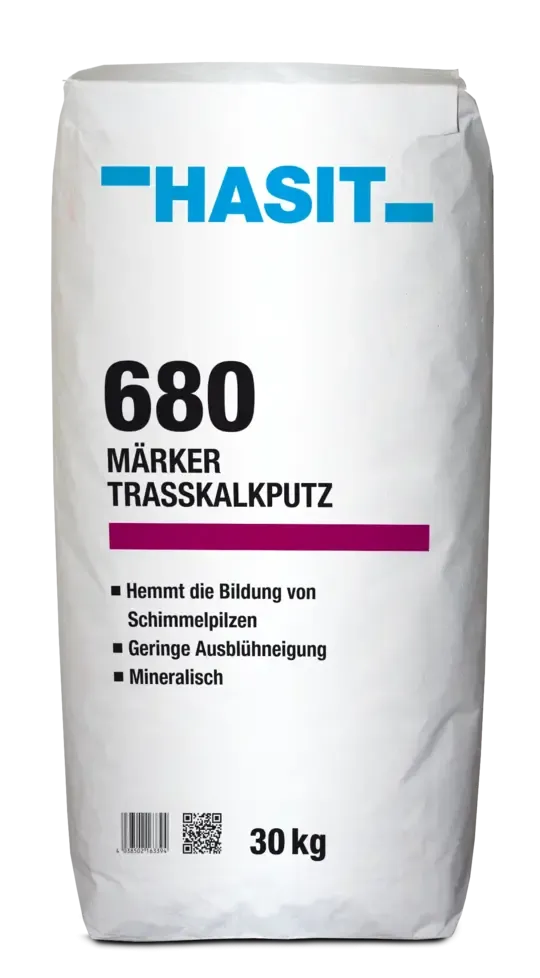 HAS 680 vápenná omítka s trassem na památky, 30kg, 42p/pal 0-4mm