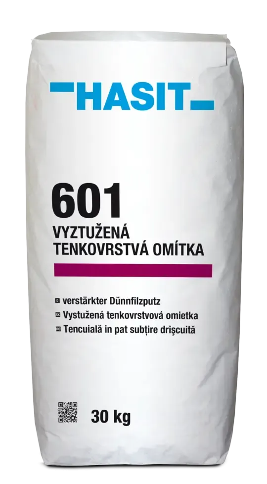 HAS  601 Dünn-Filzputz verstartke ,vyztužená tenkovrstvá jemná omítka 0-0.5mm, 30kg