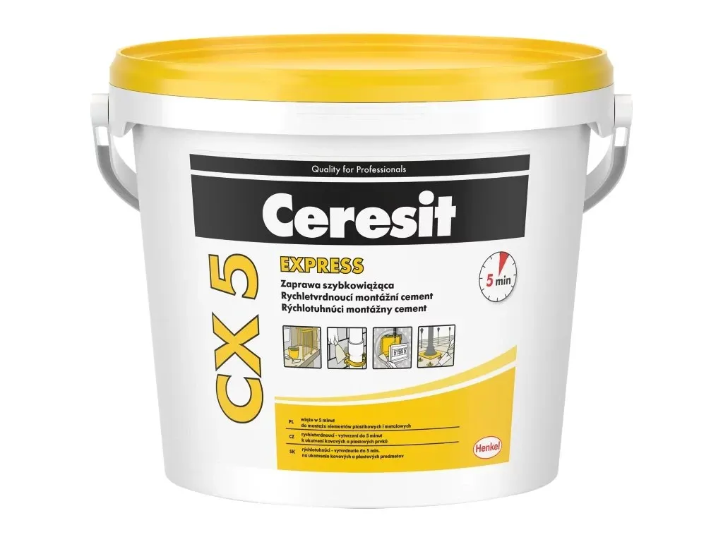 HE.cement rychletvrdnoucí CERESIT CX 5,  5kg