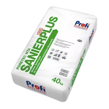 PROFI   BAUSTOFFE sanační omítka Poretec WTA Sanierplus, 40kg, 35p/pal