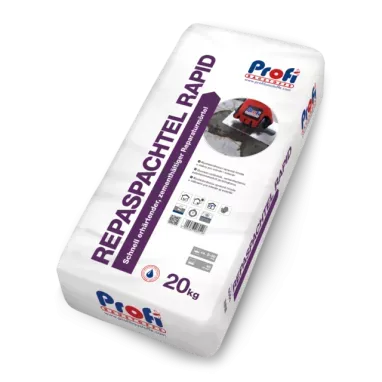 PROFI  BAUSTOFFE Repacpachtel rapid, rychletuhnoucí opravná hmota s vlákny, 20kg
