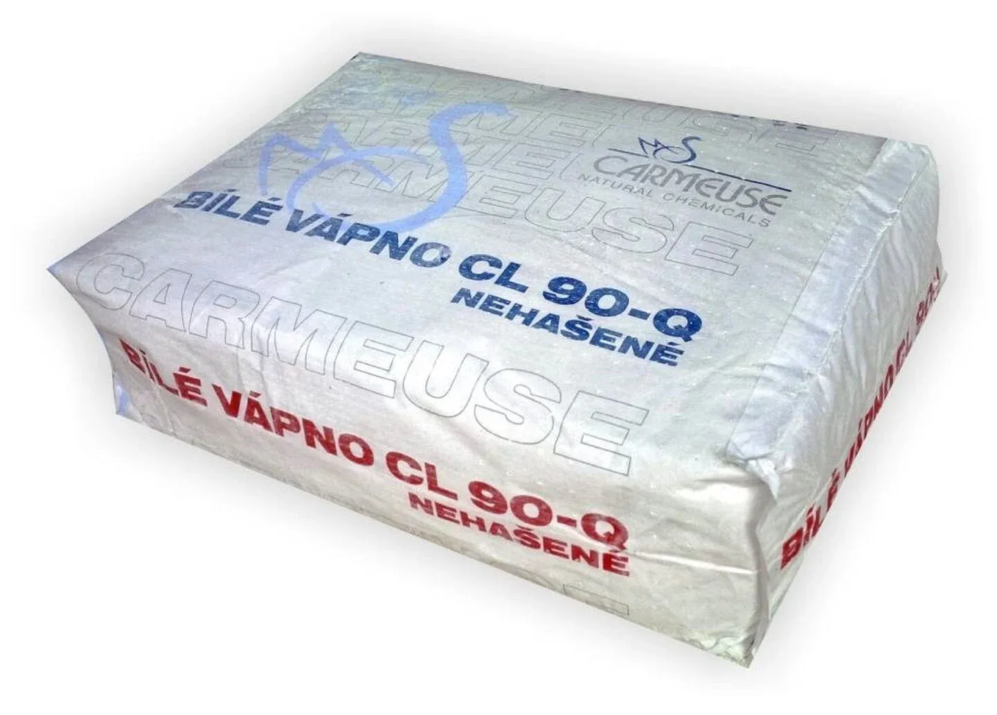 vápno  bílé nehašené CL 90, 20kg    72p/pal