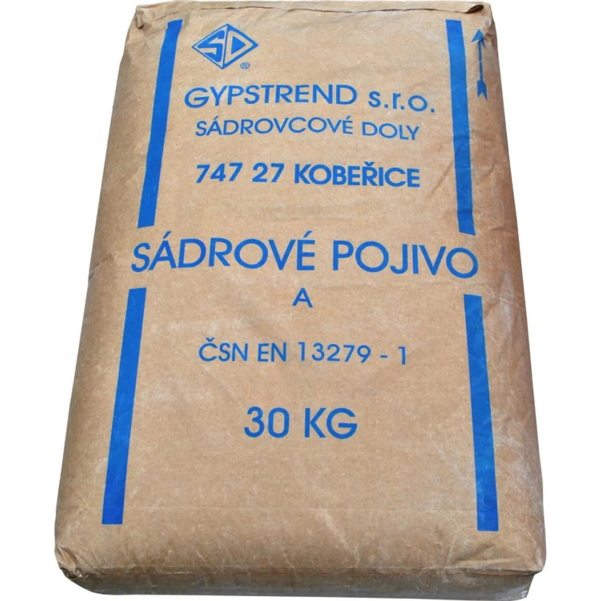 sádra  šedá stavební, 30kg  32ks/pal
