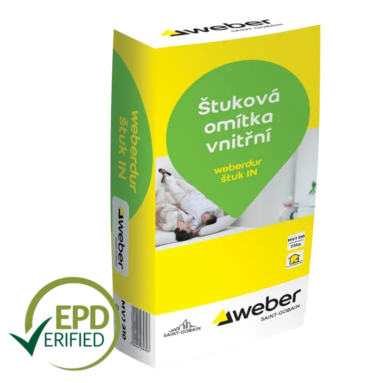 WEBER  MVJ 310 štuk vnitřní 0,5mm, 25kg, 42p/pal