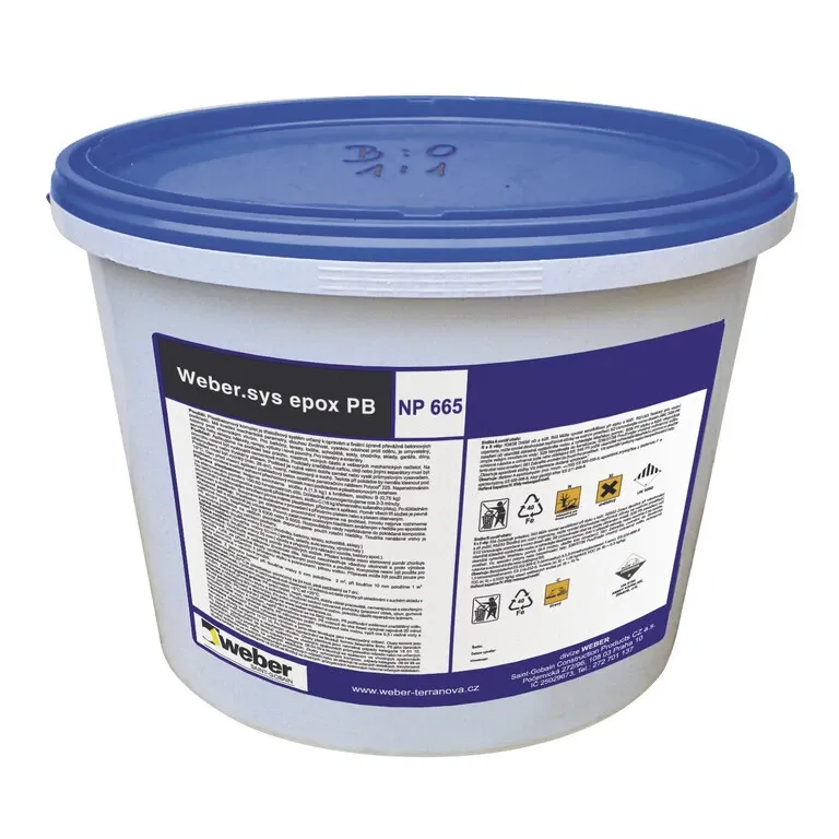 WEBER sys.epox PB - plastbeton černý 18,25kg