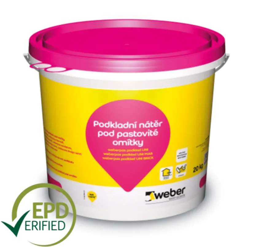 TERR.podkladní nátěr weber.pas UNI červený,  5kg
