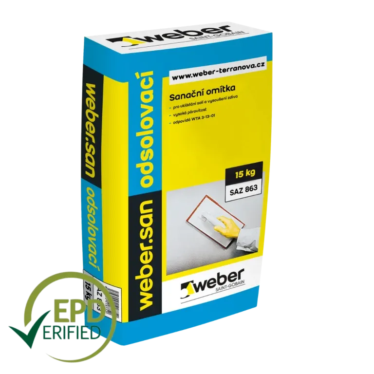 WEBER san 863 odsolovací omítka, 15kg