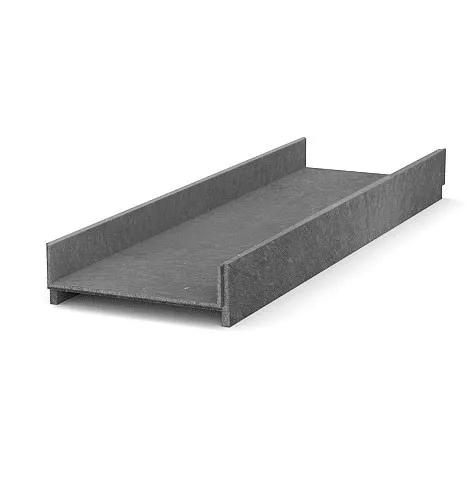 TRANSFORM Záhonový chodník 360 × 115 mm, délka 1,2 m, šedá