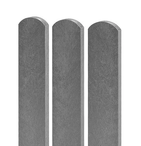 TRANSFORM Plotovka 78 × 21 mm, délka 1,2 m, s půlkulatou hlavou, šedá