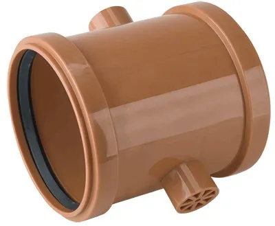 V  KGU převlečné hrdlo s úchytem DN 125mm, oranžové