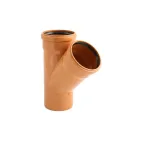 V  KGEA odbočka DN 125/125/45°, oranžová