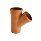 V  KGEA odbočka DN 160/110/45°, oranžová