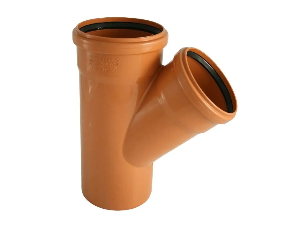 V  KGEA odbočka DN 315/200/45°, oranžová