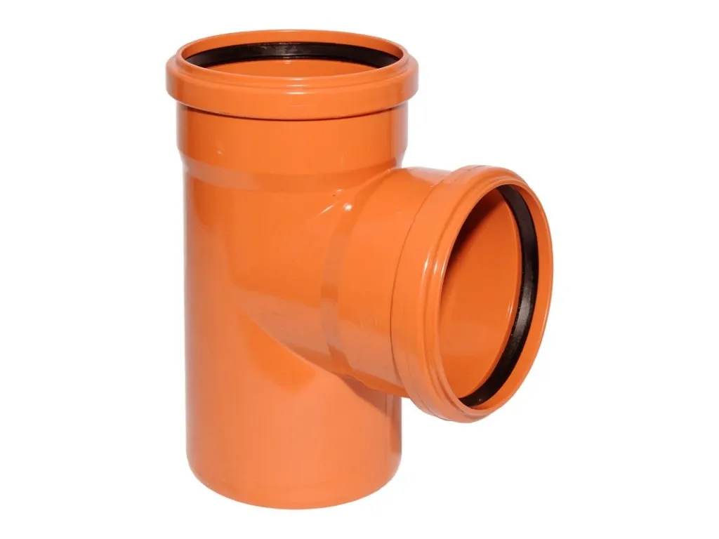 V  KGEA odbočka DN 125/125/87°, oranžová