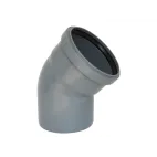 V  HT koleno HTB DN 110/45°, šedé