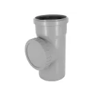 V  HT čisticí kus HTRE DN 125mm, šedý