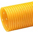 Drenáž  PVC 125mm bez perforace, žlutá