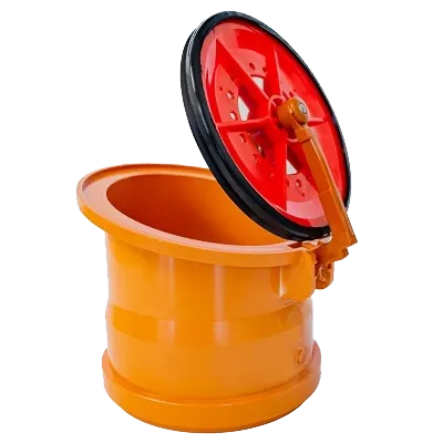 V  KGKK klapka koncová zpětná, DN 110