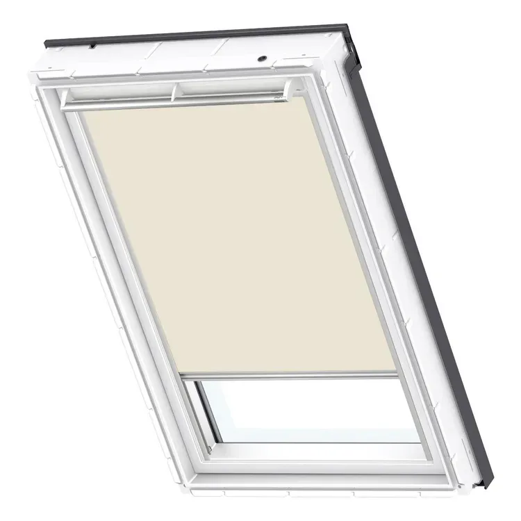 VELUX roleta zastiňovací RFL M06 1086S stříbrné lišty, béžová