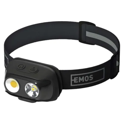 EMOS Svítilna čelová (čelovka) COB LED 500 lm nabíjecí