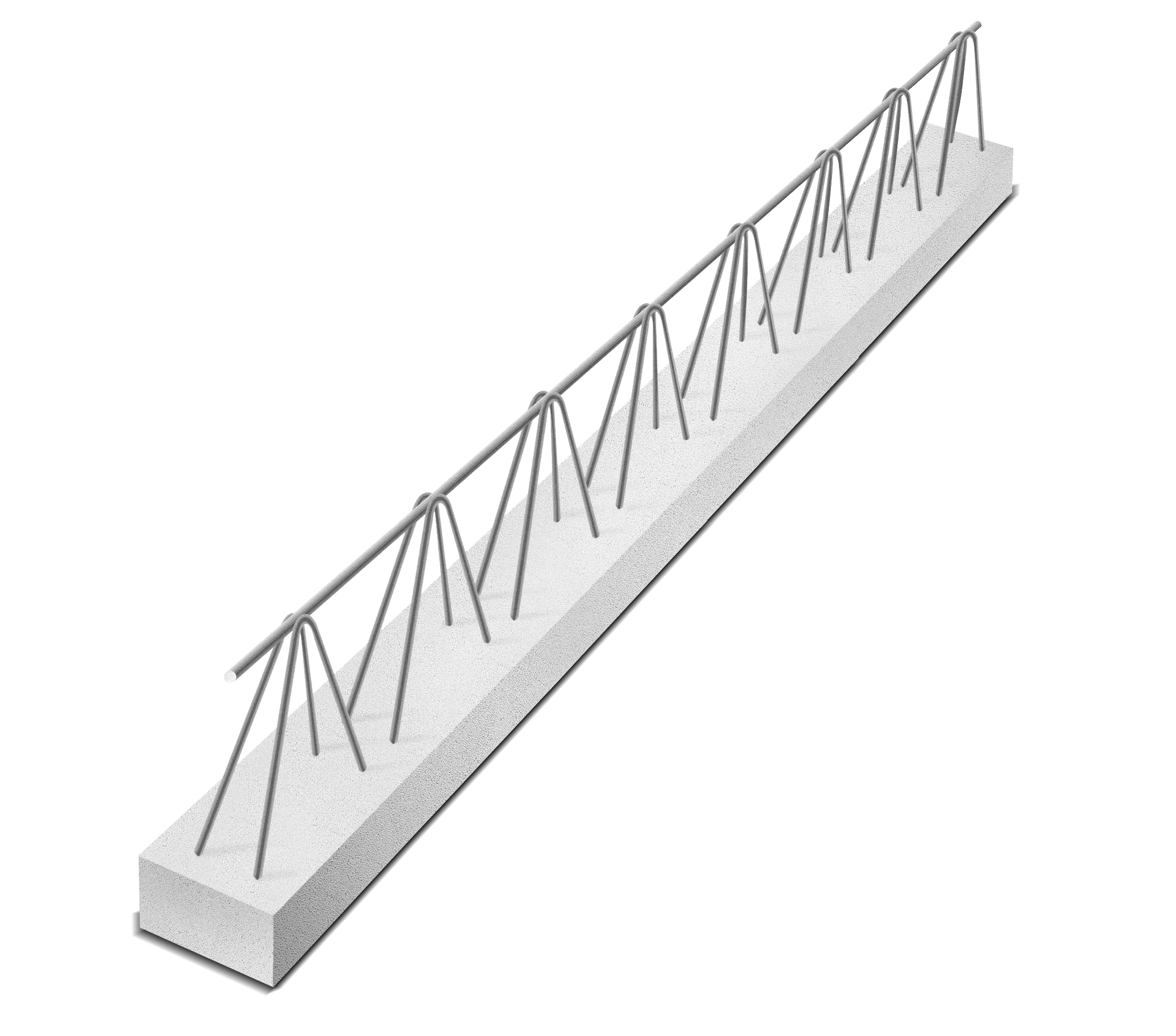 YTONG stropní nosník   A pro strop tl.250mm, 120/205/1800mm