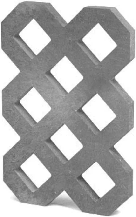 zatravňovací dlažba plast  60x40x6 šedá
