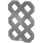 zatravňovací dlažba plast  60x40x6 šedá