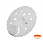 hm.talíř se záslepkou pro upevňování vrutem TDP 60mm, přítlačný talíř polypropylen