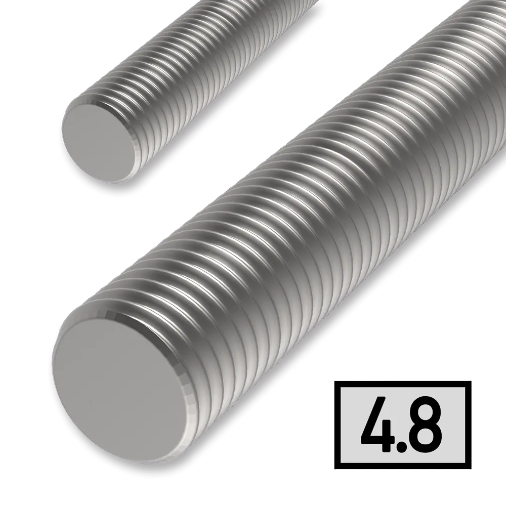 tyč závitová  pozinkovaná, 1m, pevnost 4,8, DN 10mm modrá