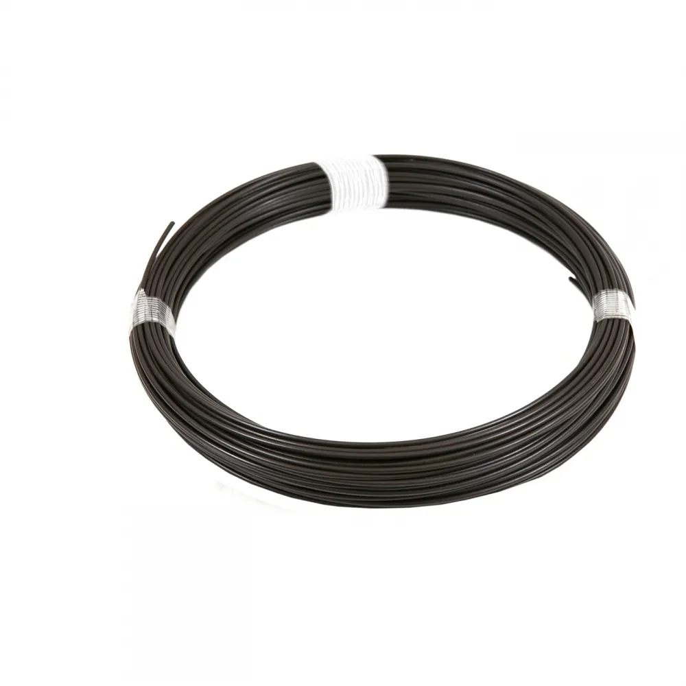 pletivo  drát napínací Zn+PVC 2,25/3,4mm,  52m hnědý - bílý štítek